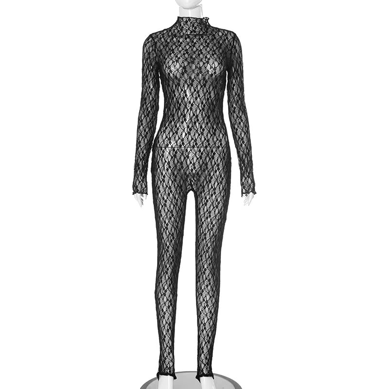 NASRIN LACE JUMPSUIT