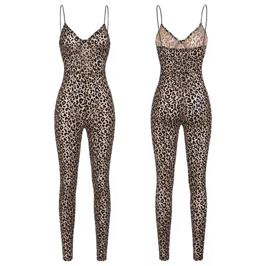 KYA LEOPARD JUMPSUIT