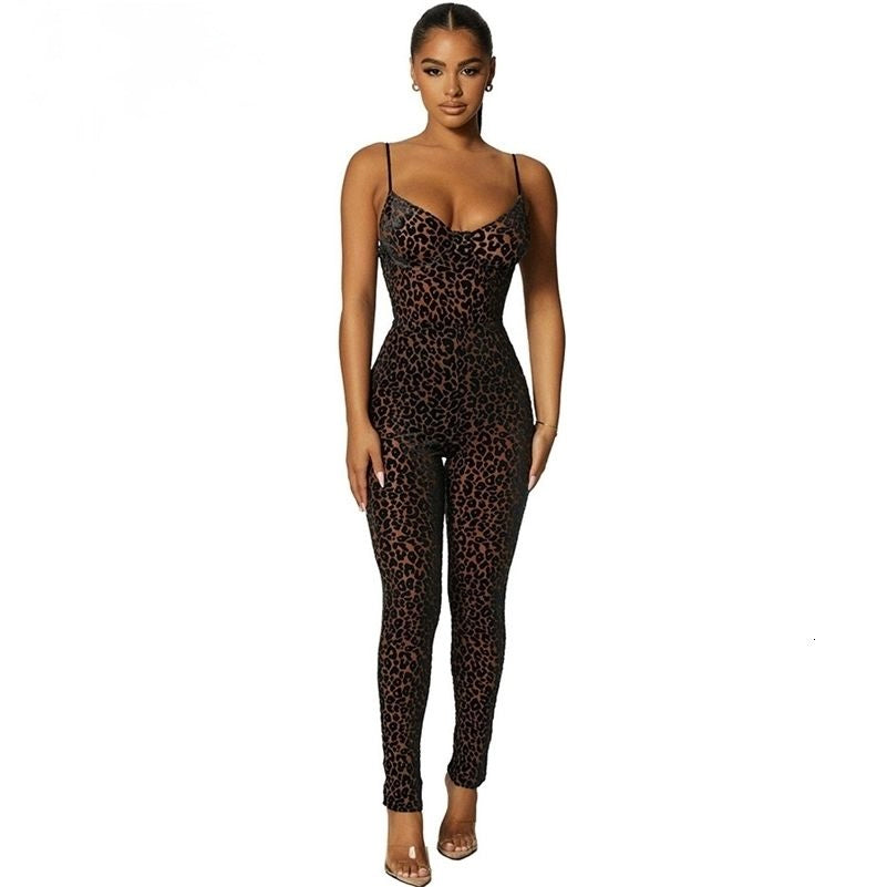 KYA LEOPARD JUMPSUIT