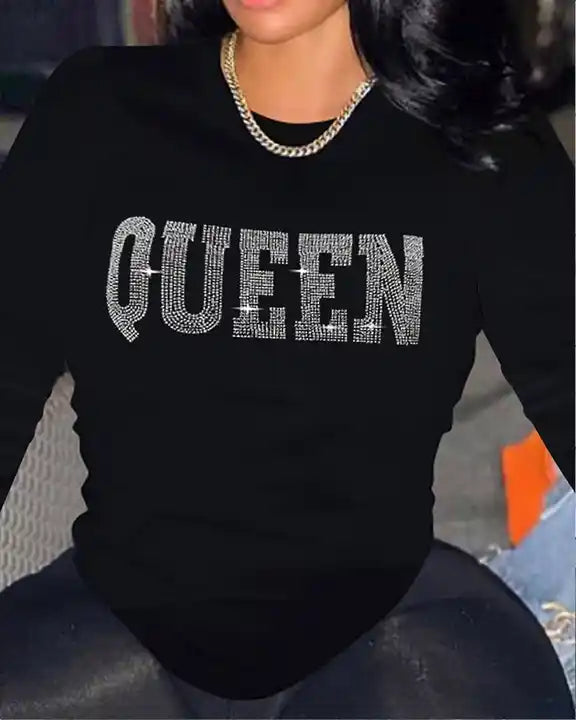 QUEEN GEM LONG SLEEVE SHIRT