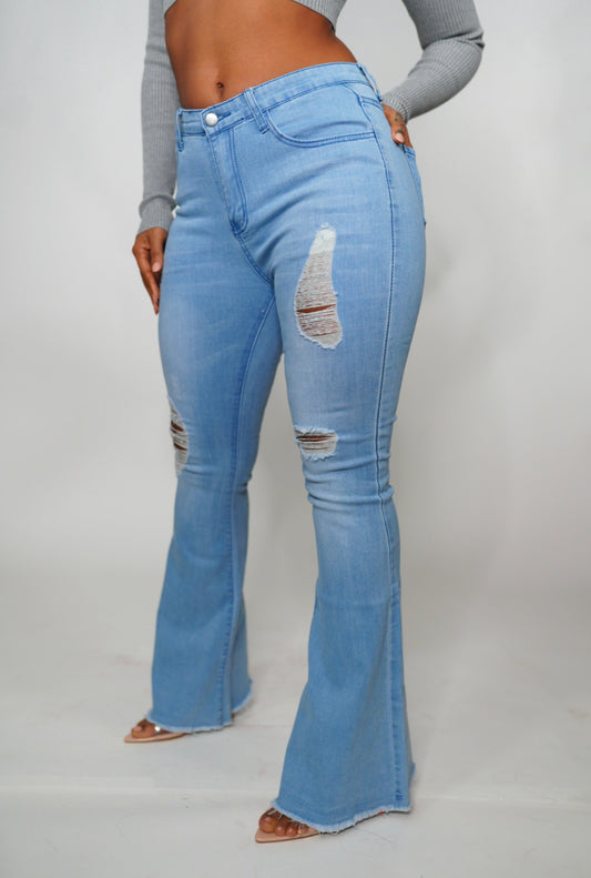 OMARI DISTRESSED JEANS