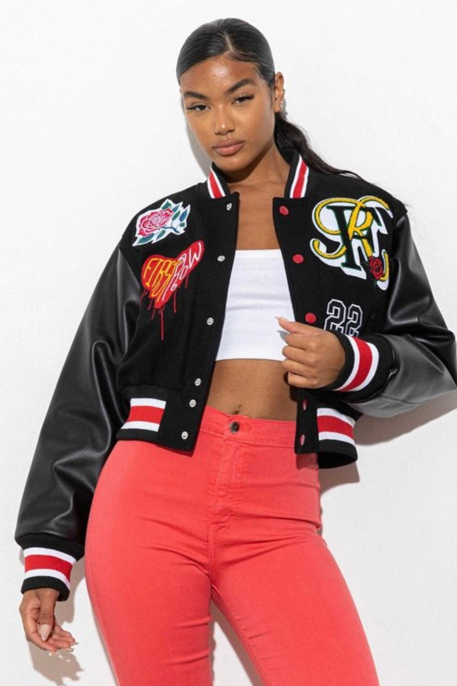 ROSIE VARSITY JACKET