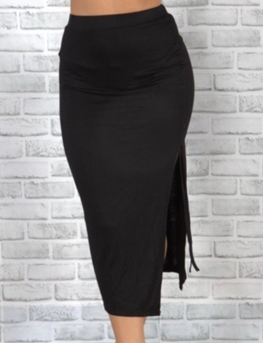 BRANDY SPLIT SKIRT