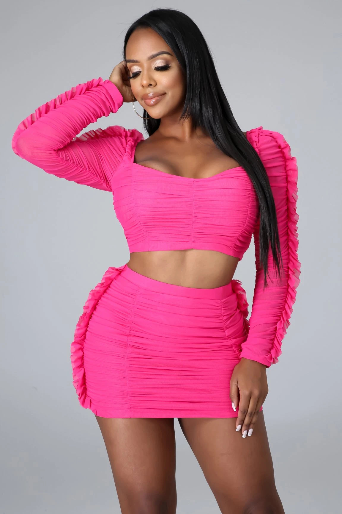 PINKY SKIRT SET