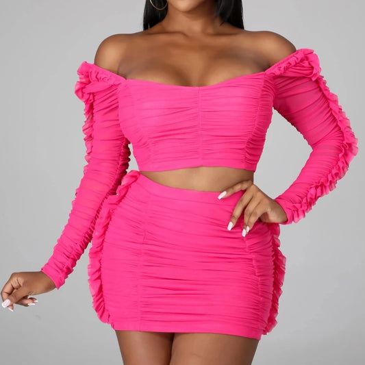 PINKY SKIRT SET